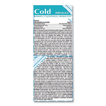 Lil' Drugstore® Severe Cold Tablets, Refill Pack, Two Tablets-packet, 50 Packets-box freeshipping - TVN Wholesale